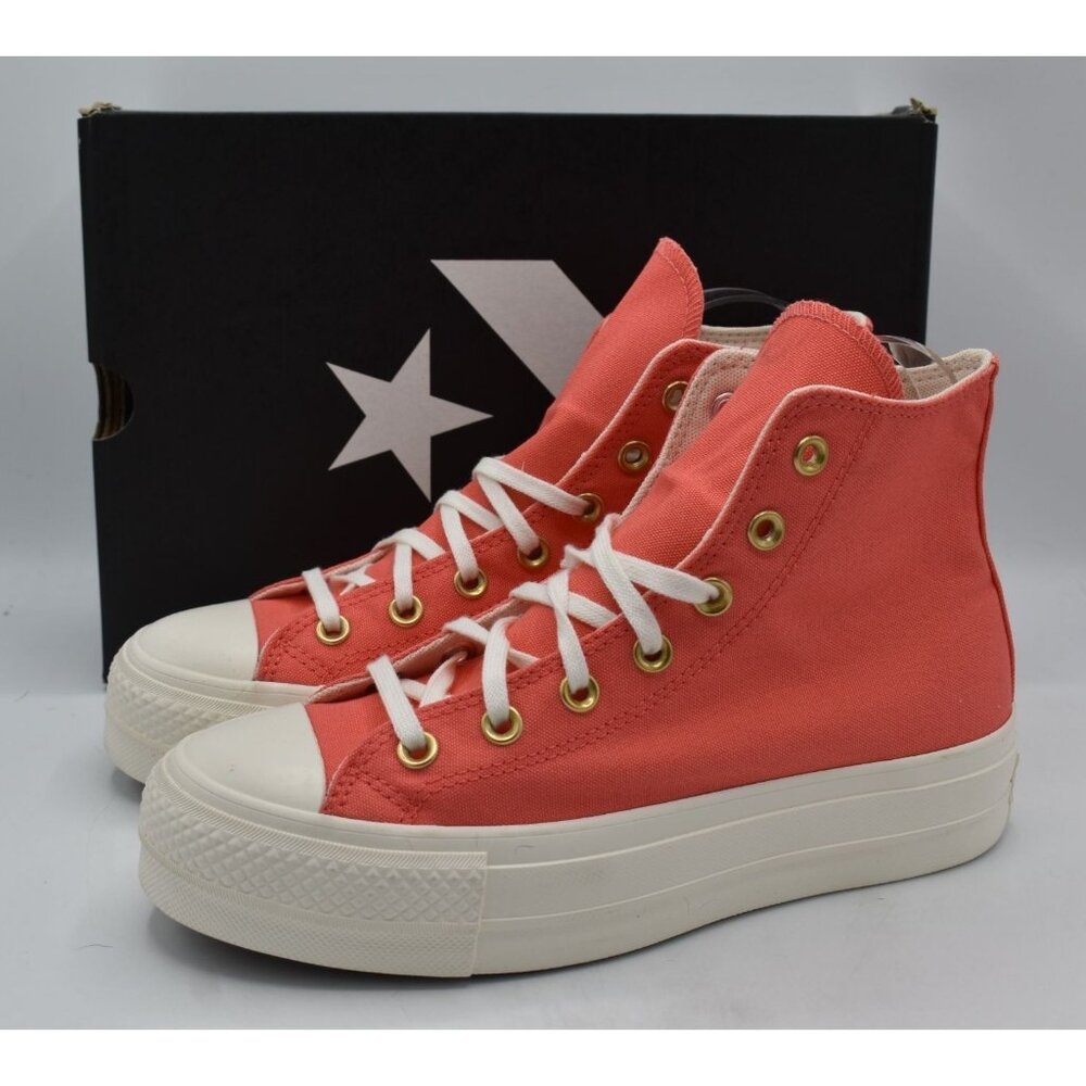 Converse Womens 7.5 Chuck Taylor‎ All Star Lift Platform High Top Sneakers Shoes